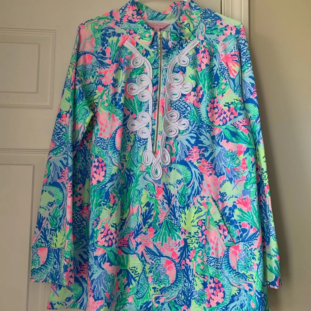Lilly Pulitzer Mermaids Cove Popover - Picture 1 of 2
